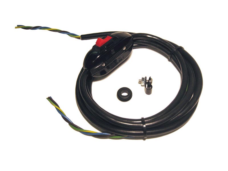 Power Cord + Inline Switch (240 Vac)