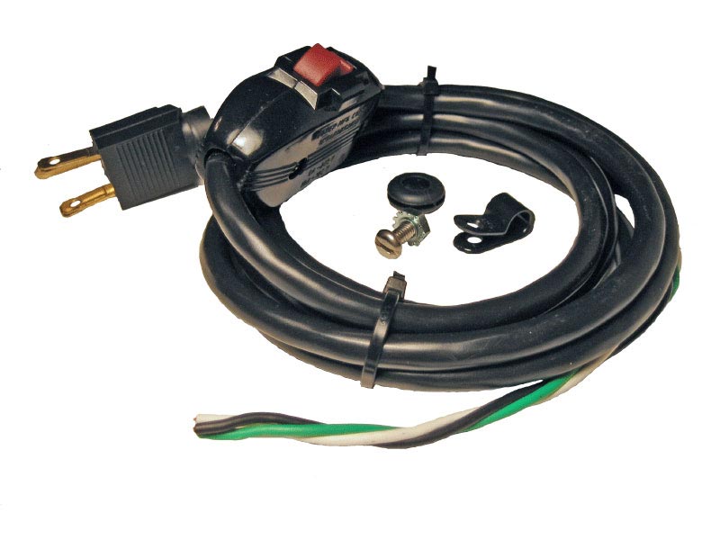 Power Cord + Inline Switch (120 Vac)