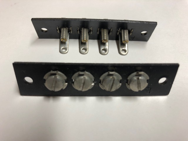 Terminal Speaker Strip (NOS) “Black”