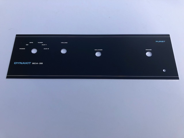 SCA-35 Face Plate Black “Blemish”